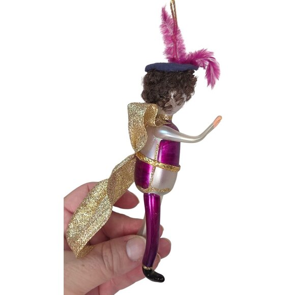 Vintage De Carlini Italian Blown Glass Christmas Ornament Set of 3 - Picture 11 of 16